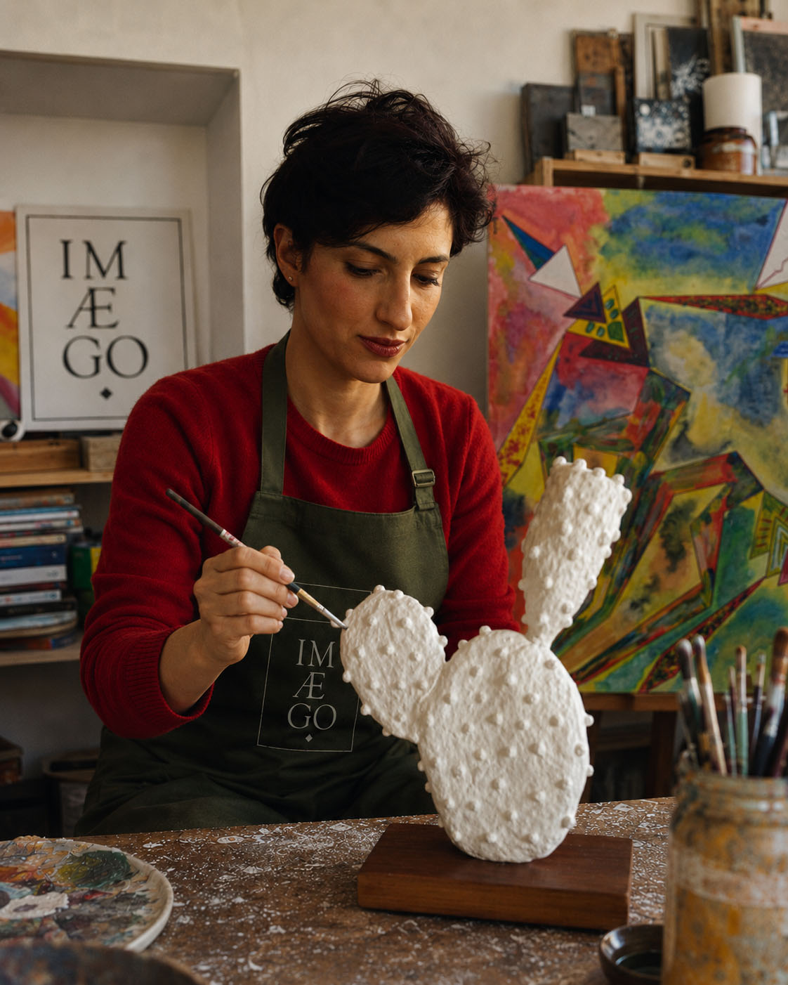 Jihène Bouden, artiste plasticienne et fondatrice d'IM Æ GO